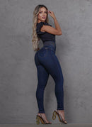 Calça Jeans Modeladora Feminina Cintura Alta