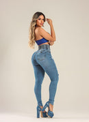 Calça Jeans Modeladora Feminina Cintura Alta