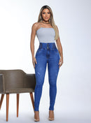 Calça Jeans Modeladora Feminina Cintura Alta Empina Bumbum