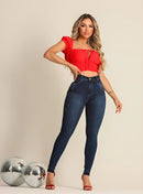 Calça Jeans Feminina com Barra Degradê