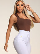 Calça Jeans Modeladora Feminina Cintura Alta Branca