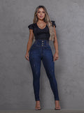 Calça Jeans Modeladora Feminina Cintura Alta