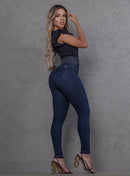 Calça Jeans Modeladora Feminina Cintura Alta