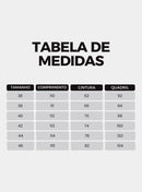 Calça Jeans Feminina Wide Leg Cós Alto Escura