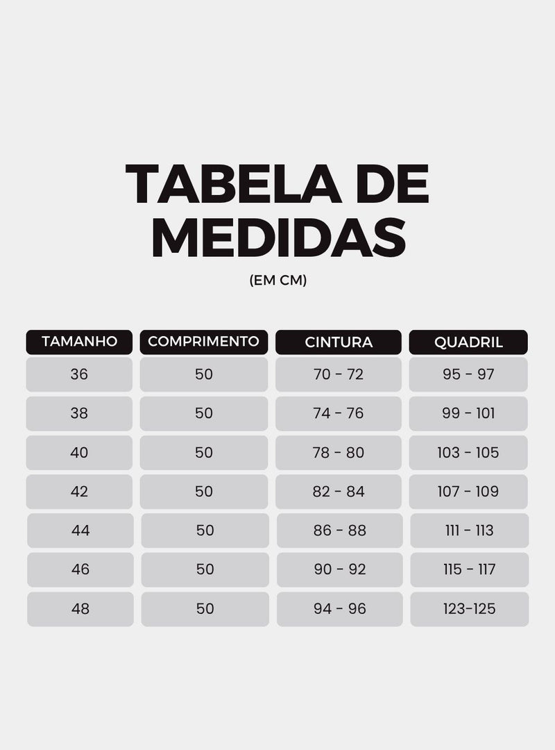 Bermuda Ciclista Feminina Jeans Claro